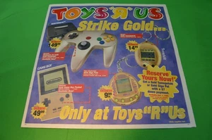Vintage Toys R Us Sale Paper 1997 Nintendo,Playstation Games & Consoles,Mint! - Picture 1 of 4