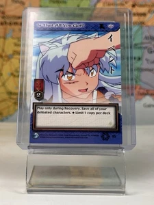 Versand am selben Tag Ist das alles, was Sie haben? #95 InuYasha TCG Trading Card Game - Bild 1 von 2