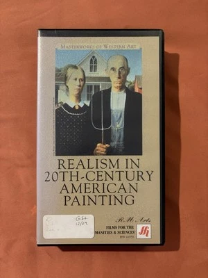 Realism In 20TH-Century American Painting (VHS, 2000) Masterworks Of Western Art - Image 1 of 4