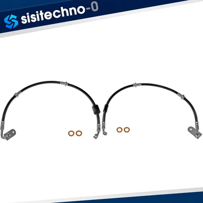 Manguera de freno de línea de freno delantera para Suzuki Vitara 1999-2004 Suzuki XL-7 2005-2006 Foto 1 de 2