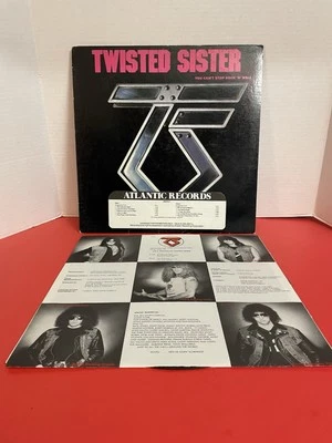 Twisted Sister You Can't Stop Rock 'N' Roll LP 1983 Atlantic S- 759429Gold Promo - Image 1 of 4