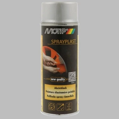 Sprühfarbe Lack Spraydose Motip Sprayplast silber 400ml 433481 - Bild 1 von 2