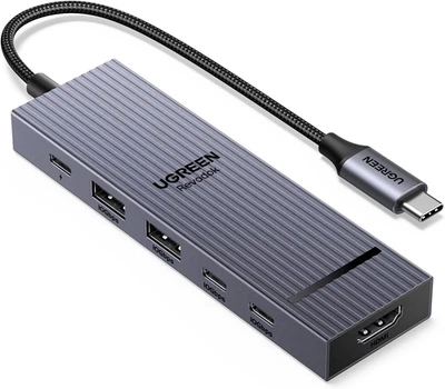 Revodok PRO 106 10Gbps Hub USB C HDMI 4K 60Hz Adattatore Type C 3.2 Gen 2 PD 100 - Immagine 1 di 4