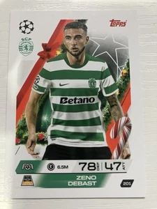 TOPPS MATCH ATTAX 2025 - 26 FESTLICHE PARALLELKARTE ZENO DEBAST SPORTS CLUB - Bild 1 von 1