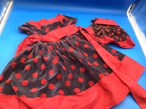 Girl 4 Matching Dress And Bitty Baby Matching Outfit - Picture 1 of 5