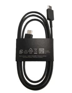 USB-C - USB-C Data and Charging Cable Samsung EP-DN980BBE, 60W, 1m, Black GH39-0 - Picture 1 of 3