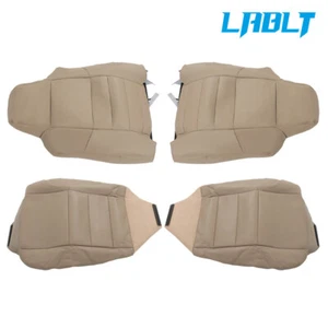 Fundas de asiento de conductor pasajero LABLT Super Duty Lariat bronceado para 2002-2007 F250 F350 - Imagen 1 de 10
