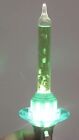 Vintage Paramount Green Saucer Base Liquid 4.5" Christmas BUbble Light Works (a)