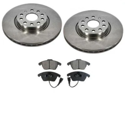 Rotores de disco de freno delantero y pastillas de cerámica Volkswagen Tiguan 2009-2017 Foto 1 de 4