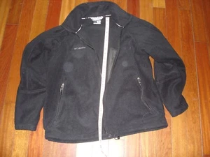 Chaqueta softshell Columbia para hombre - Abrigo exterior negro con cremallera completa talla L - Imagen 1 de 6
