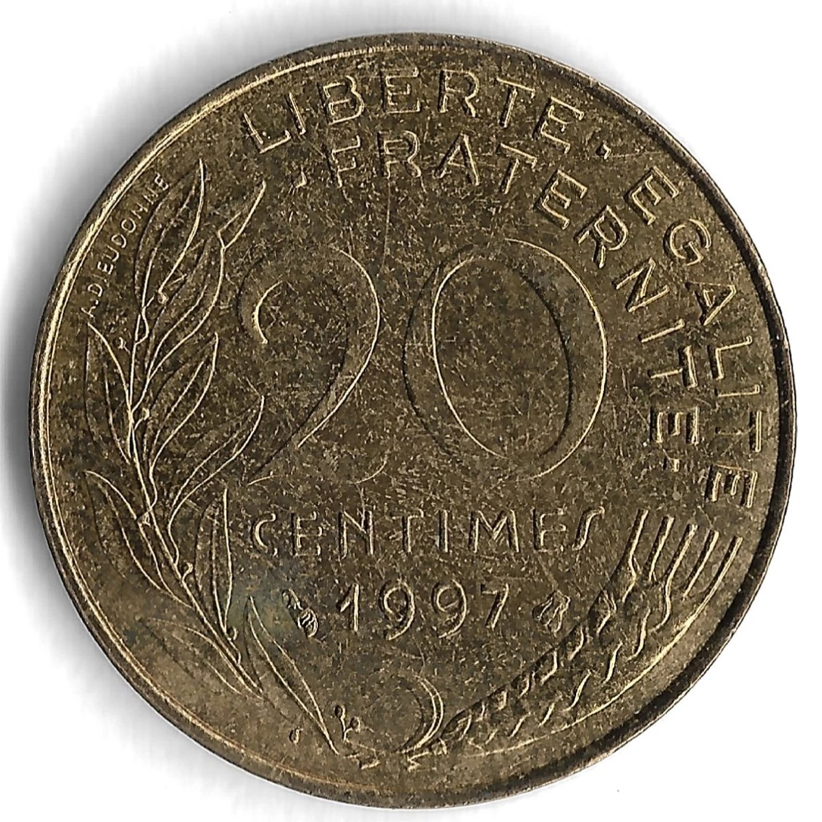 MONNAIE DE PARIS 1997年 10フラン 1.5ユーロ 銀貨 MONNAIE DE PARIS