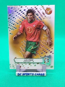 Luis Figo 2024 Topps Pristine Road to Euro 2023 oro impecable/50 - Imagen 1 de 2