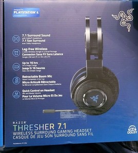 雷蛇黑色视频游戏耳麦 Ebay