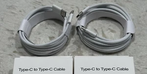 2-OEM USB Data Fast Charger Cable Cord For Apple iPhone 15 Pro Max XS XR Type-C - Picture 1 of 12