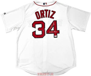 David Ortiz Signed Boston Red Sox Replica Jersey Inscribed Boston Strong TRISTAR - Picture 1 of 3