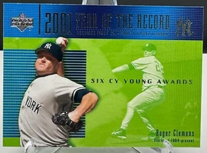 Roger Clemens - 2001 Year of the Record insert - 2002 Upper Deck - #730 - Picture 1 of 4
