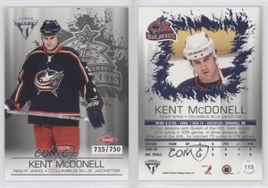 2003-04 Pacific Private Stock Titanium Retail /750 Kent McDonell #113 Rookie RC