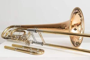 Holton TR-181 Bassposaune Bb/F/Gb/D unabhängige Ventile Super Zustand - Bild 1 von 20
