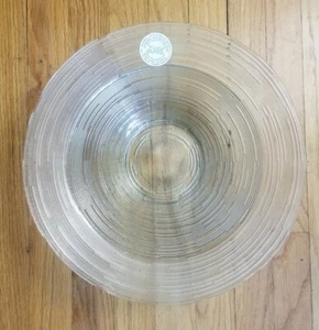 Vidrios San Miguel 100% Recycled Glass Serving Dish Plate Fruit Bowl Clear 13.5" - Picture 1 of 3