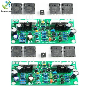 2PCS X Audio Amplifier A1943 C5200 Stereo Dual Channels 350W Amplifier Amp Board - Imagen 1 de 6