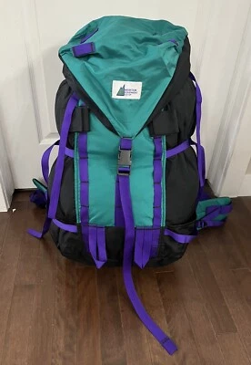 Vtg Mountain Equipment Co-op Slipstream Backpack 90s MEC Hiking Logo Bag — 第 1/4 张图片