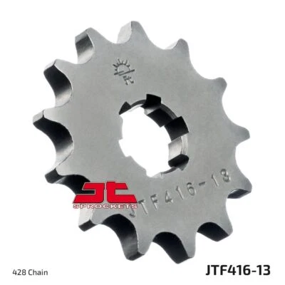 Per Suzuki RM 80 X 1983-1999 JT Naturale Pignone Anteriore 13T 428 JTF416.13 - Imagem 1 de 4