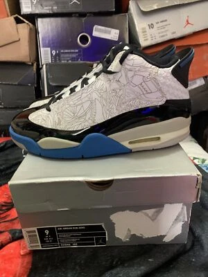 Talla 9 - Jordan Dub Zero Legend WHT/BLK-Foto azul claro 311046 102 Foto 1 de 4