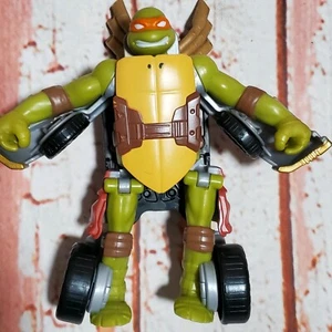 Tartaruga Ninja Mutante Adolescente Si Trasforma in Veicolo Michelangelo - Foto 1 di 10