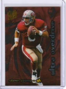 1995 Fleer Ultra Overdrive Steve Young #4 HOF - Bild 1 von 2