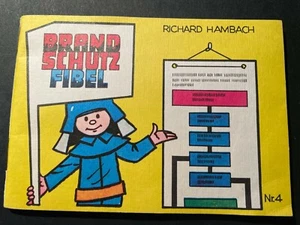 Original DDR Brandschutzfiebel Nr. 4 von 1980, hier 4. Auflage v. 1985, TOP Z. - Bild 1 von 4