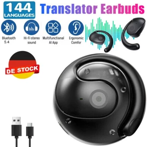 Bluetooth Übersetzer Kopfhörer Language Translator Headset 144 Sprachübersetzer - Bild 1 von 17