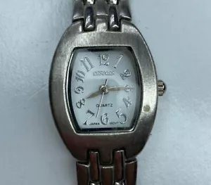 E Bijoux Terner Japan Quartz Brushed Silver Ladies untested - Picture 1 of 7