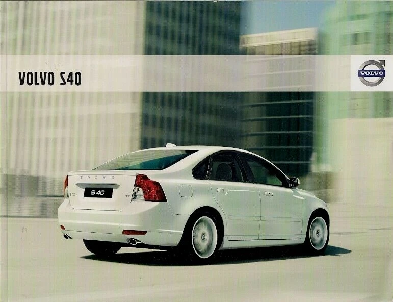 Volvo S40 2008-2009 UK Market Sales Brochure - Image 1 of 1
