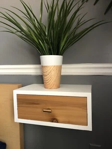 Floating Nightstand With Drawer - Picture 1 of 3