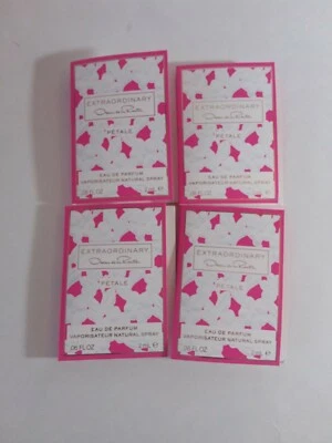 Oscar de la Renta Extraordinary Petale EDP 香水 4 件套样品 2 毫升全新 — 第 1/3 张图片