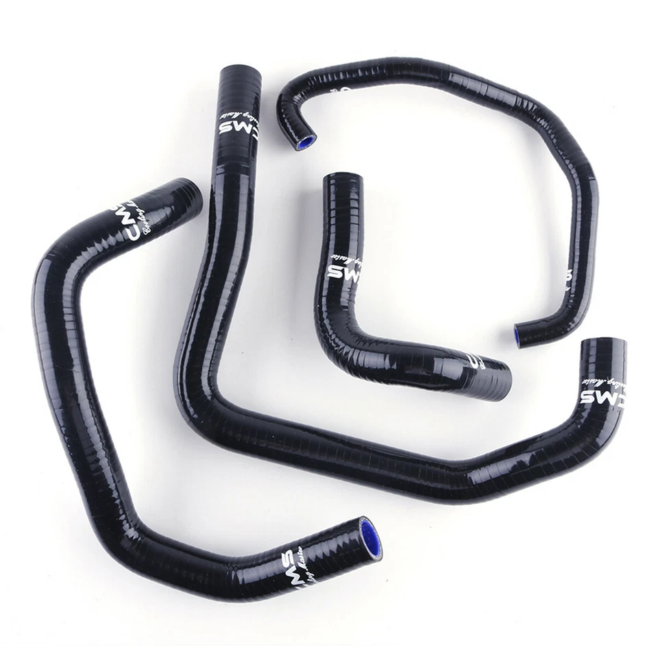 Black Silicone Radiator Hose Kit for 2005 2006 Kawasaki Ninja ZX6R ZX-6R ZX636C - Image 1 of 4
