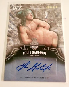 2012 Topps UFC Bloodlines Autograph Louis Gaudinot 064/449 - Picture 1 of 5