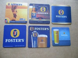 6 Bierdeckel aus Australien von der Marke Foster's Bier - Bild 1 von 2