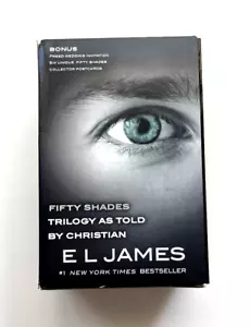 FÜNFZIG SCHATTIERUNGEN wie von Christian erzählt - grau, dunkler, freigegeben 3-Buch-Box-Set E L James - Bild 1 von 7