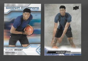 KIJANI WRIGHT 2023 GOODWIN CHAMPIONS BOTH CARDS SP #17 & BASE ROOKIE BRAND NEW! - Picture 1 of 2