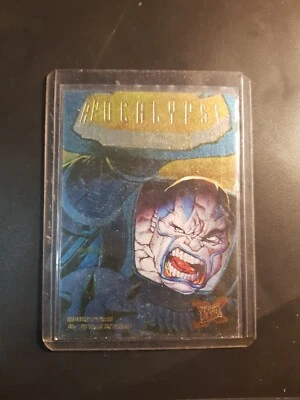 1995 Fleer Ultra Marvel Hunters and Stalkers insert card Gold #1/9  Apocalypse - Image 1 of 2