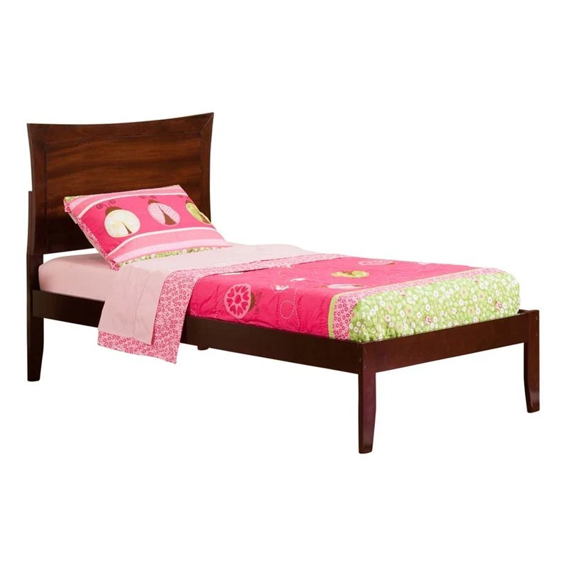 Atlantic Furniture Metro Twin XL Open Foot Antique Walnut - AR9011004