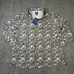 Guy Harvey Fishing Shirt Men’s XL Gray Charcoal Vented Long Sleeve Lightweight - Picture 1 of 18