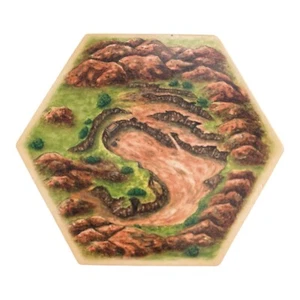 Die Siedler von Catan #3061 4. Edition Gelände Hex Fliese Ersatz Hügel 3von3 - Bild 1 von 1