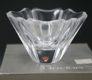 ORREFORS SWEDEN ORION LARS HELLSTEN BOWL NEW IN BOX - Picture 1 of 6