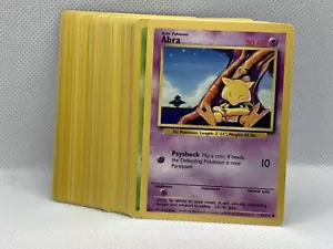Complete Base Set Commons NM-PL Vintage Pokemon Cards - Picture 1 of 3