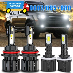 Para For Nissan Frontier 2002-2004 - Faros LED Alta baja + bombillas antiniebla - Picture 1 of 12
