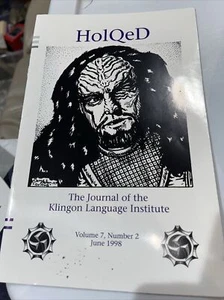 HolQeD “The Journal Of The Klingon Language Institute “Vol 7,Number 2, 1998-HTF - Picture 1 of 5