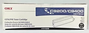 Neu OEM Oki schwarze Tonerkassette C9200/C9400 Serie Typ C3 - 41515208 - Bild 1 von 7