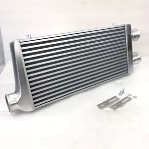 Universal Aluminum Intercooler 32"X13"X3" Two 3" Inlet, One 3" Outlet Tube & Fin - Picture 1 of 10